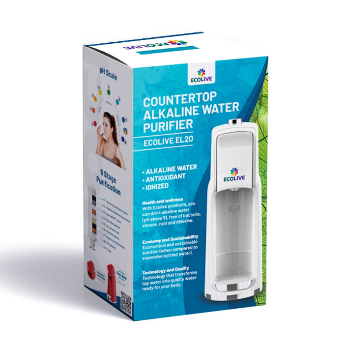 Ecolive Water Purifier EL20 -  Natural Water - White