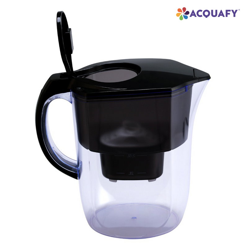 Acquafy - Portable Alkaline Water Pitcher 3.8L - Black