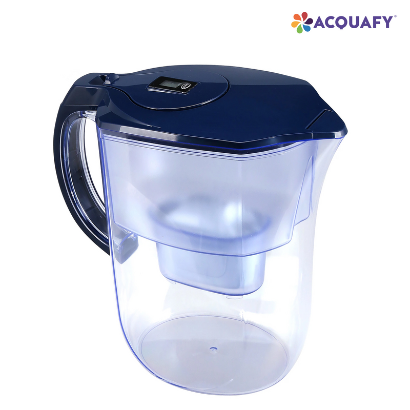 Acquafy - Portable Alkaline Water Pitcher 3.8L - Dark Blue