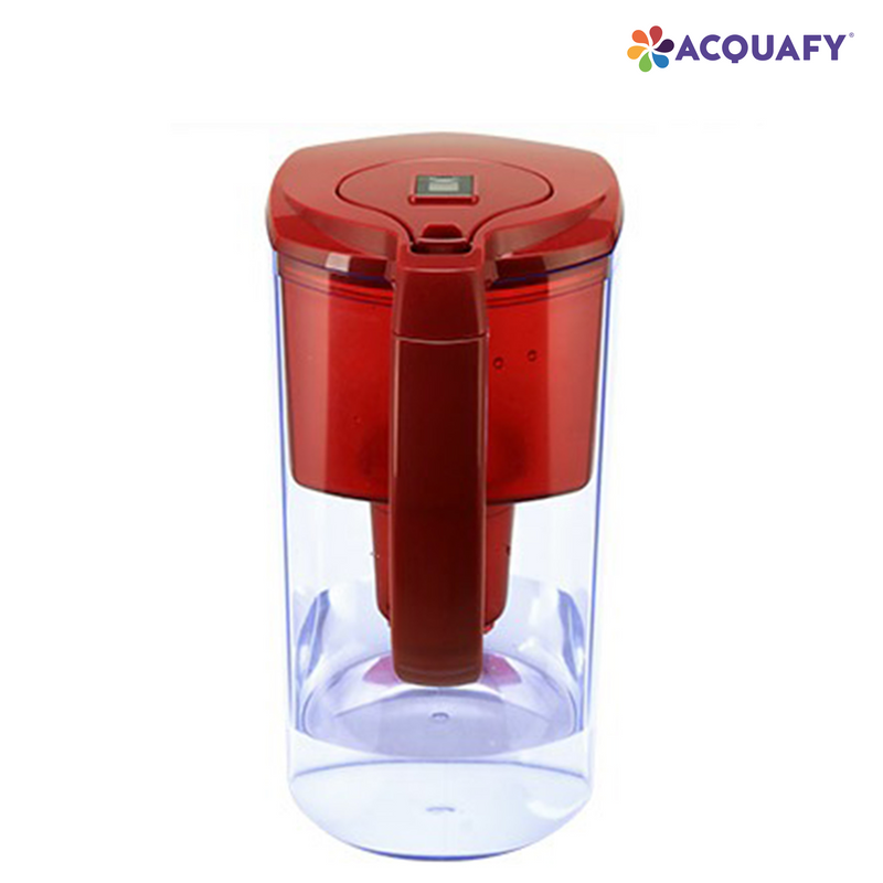 Acquafy - Portable Alkaline Water Pitcher 3.8L - Red