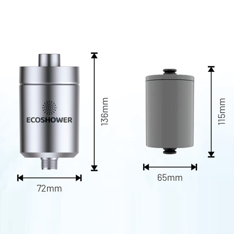 Ecoshower -  Shower Filter With 7 Stage and Vitamin C for Hard Water
